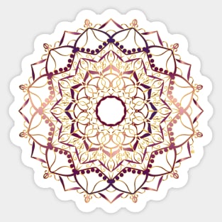 Mandala golden Sticker